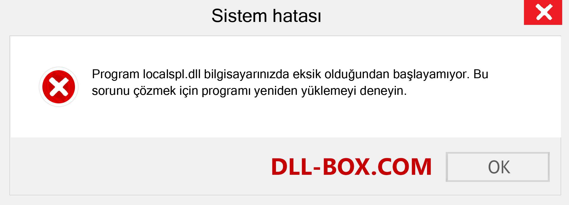 localspl.dll dosyası eksik mi? Windows 7, 8, 10 için İndirin - Windows'ta localspl dll Eksik Hatasını Düzeltin, fotoğraflar, resimler